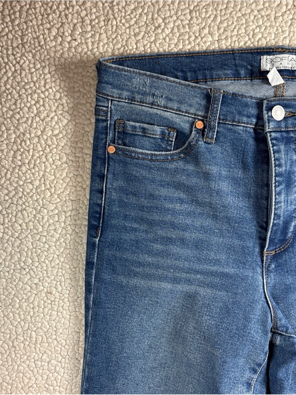 Sofia Jeans By Sofia Vergara Melisa Flare Women Size 8 Stretch Medium Wash Jeans - Picture 2 of 15